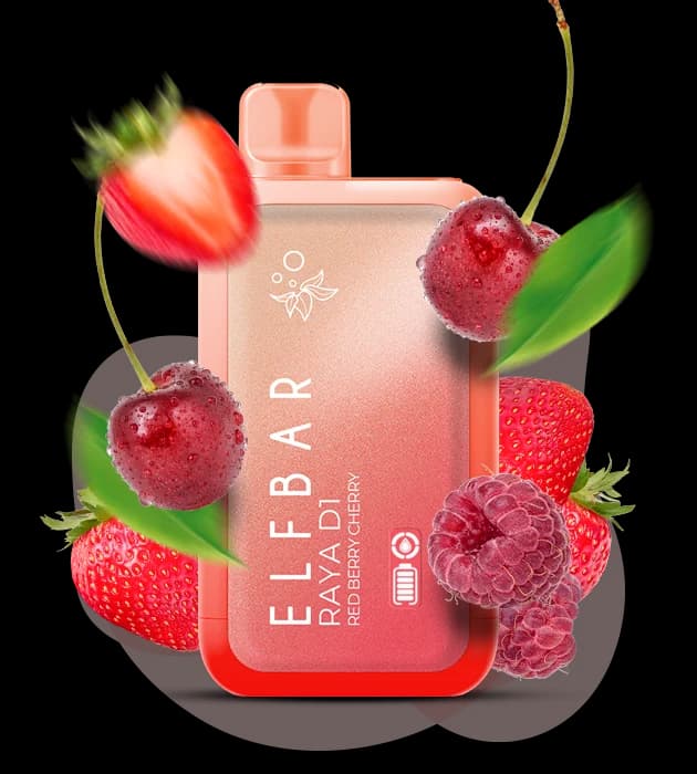 Єльф Бар RAYA 13000 Red Berry Cherry - 🍒 Червоні ягоди та вишня