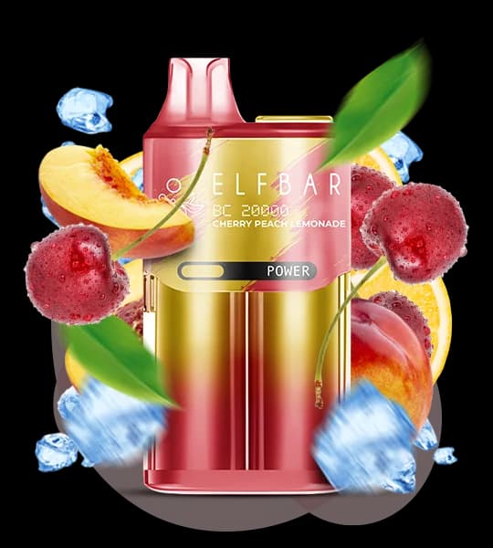 Єльф Бар BC20000 Cherry Peach Lemonade - 🍒🍑🍋 Вишня, персик, лимонад