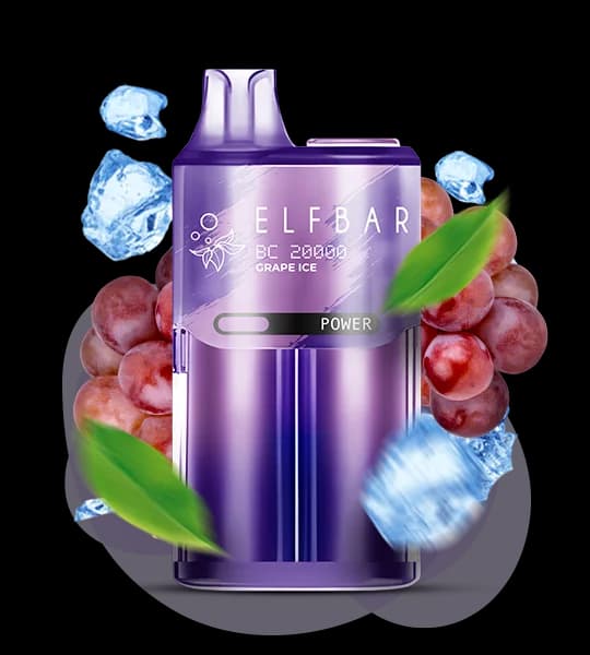 Єльф Бар BC20000 Grape Ice - 🍇🧊 Виноград з льодом