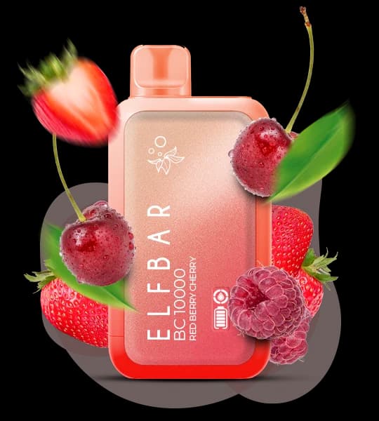 Єльф Бар BC 10000 Red Berry Cherry - 🍒 Червоні ягоди та вишня
