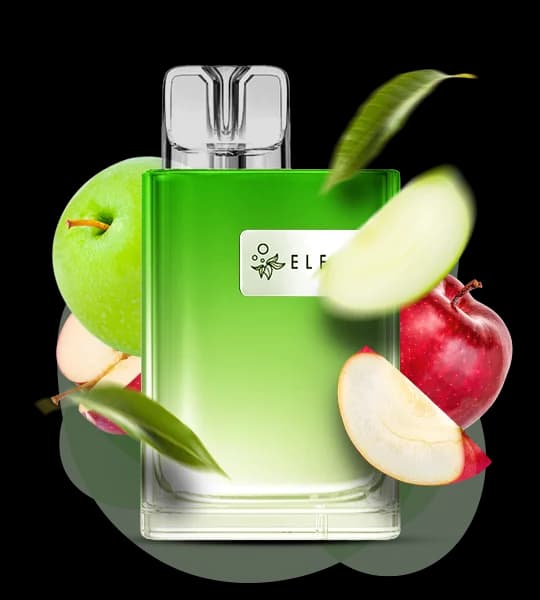 Єльф Бар CR 8000 Double apple - 🍏🍏 Подвійне яблуко фото оригінального Єльф Бар