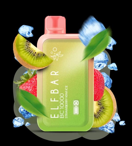 Єльф Бар BC 10000 Strawberry Kiwi Ice - 🍓🥝🧊 Полуниця, ківі, лід
