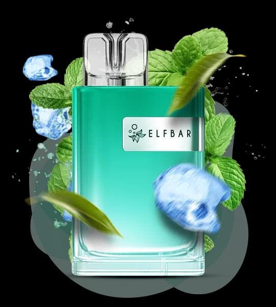 Єльф Бар CR 8000 Sea breeze mint - 🌿🌊 М'ятний морський бриз