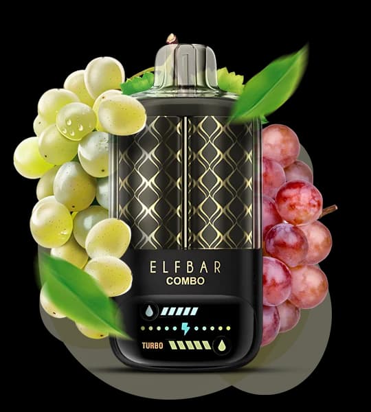 Єльф Бар Combo 25000 Green Grape & Grape - 🍇 Зелений виноград та виноград