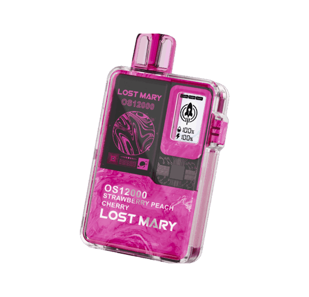 Lost Mary OS 12000 Strawberry, Peach, Cherry - 🍓🍑🍒 Полуниця, персик, вишня
