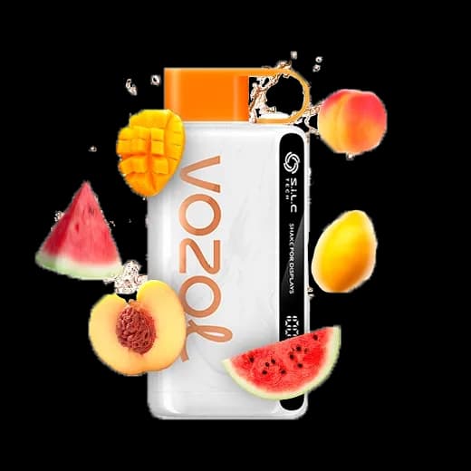 VOZOL STAR 12000 Peach Mango Watermelon - 🍑🥭🍉 Персик, манго, кавун фото оригінального Єльф Бар