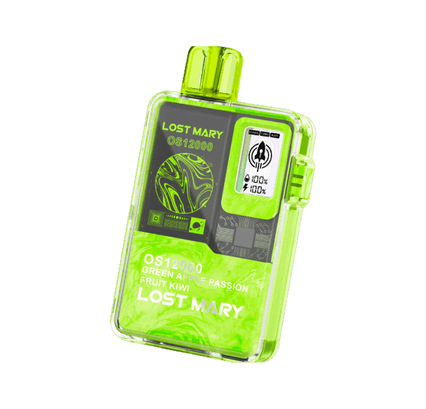 Lost Mary OS 12000 Green apple, passion fruit, kiwi - 🍏🥝 Зелене яблуко, маракуйя, ківі