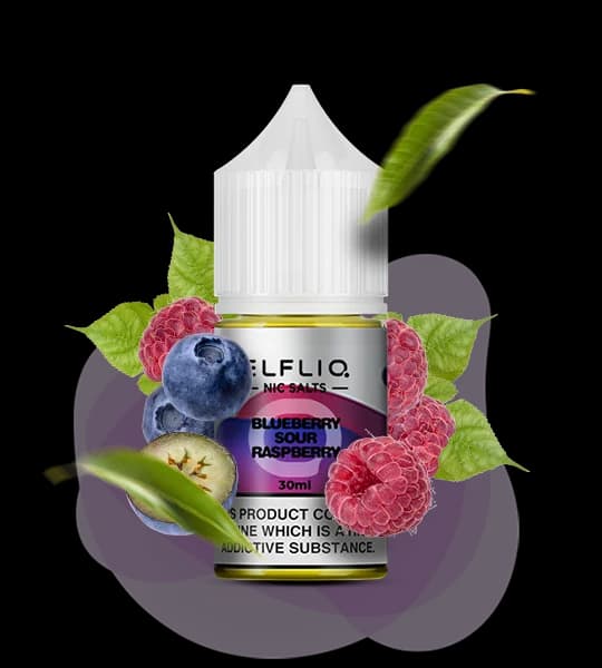 ELFLIQ Blueberry Sour Raspberry 30ml - 🫐 Кисла малина, чорниця