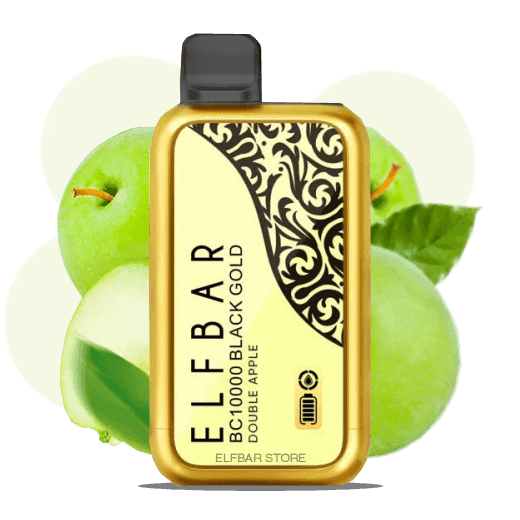 Єльф Бар Black Gold Double Apple - 🍏🍏 Подвійне яблуко