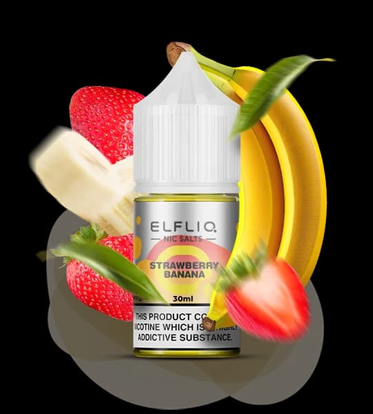 ELFLIQ Strawberry Banana 30 ml - 🍓🍌 Полуниця, банан