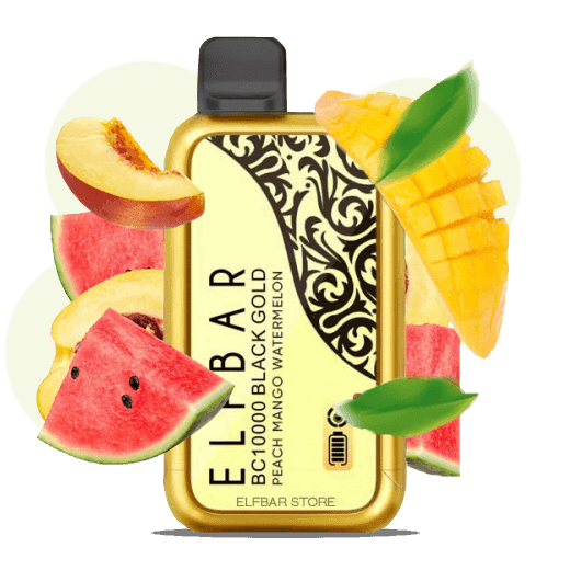 Єльф Бар Black Gold Peach Mango Watermelon - 🍑🥭🍉 Персик, манго, кавун