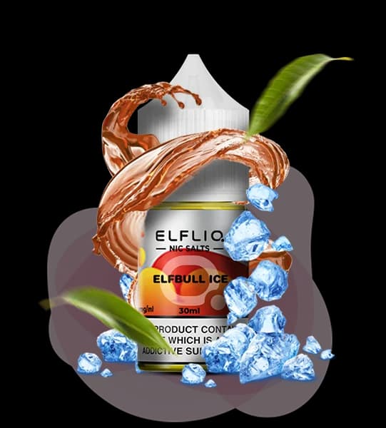 ELFLIQ Elfbull Ice 30 ml - 🐂🧊 Енергетик з льодом