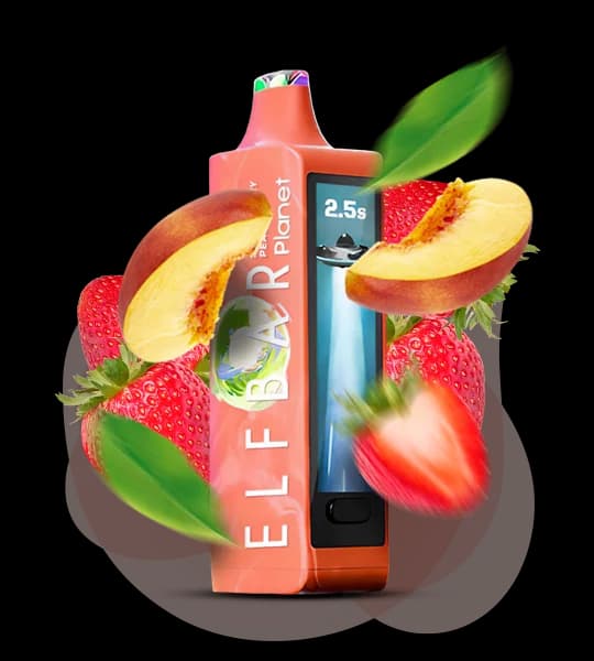 Єльф Бар Planet 25000 Strawberry Peach+ - 🍓🍑 Полуничний персик