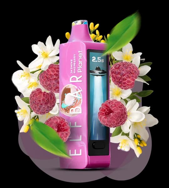 Єльф Бар Planet 25000 Jasmine Raspberry - 🌸 Малина, жасмин