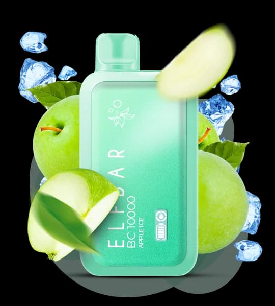 Єльф Бар BC 10000 Apple Ice - 🍏🧊 Яблуко, лід
