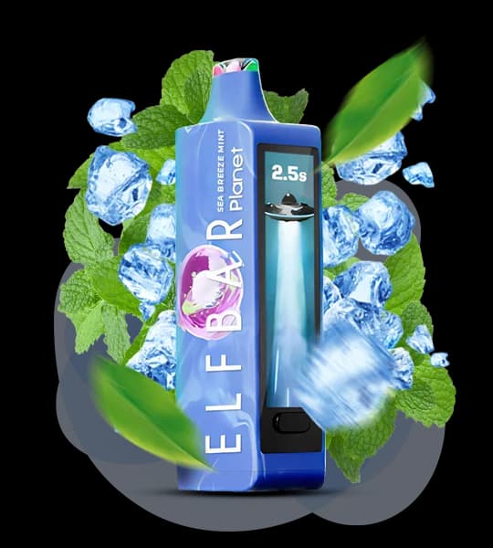 Єльф Бар Planet 25000 Sea Breeze Mint - 🌿🌊 Морська м'ята