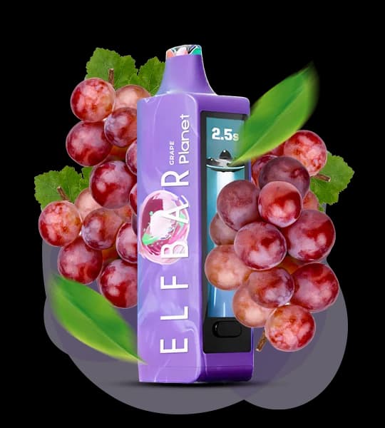 Єльф Бар Planet 25000 Grape - 🍇 Виноград