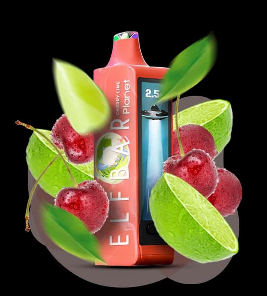 Єльф Бар Planet 25000 Cherry Lime - 🍒🍋 Вишневий лайм