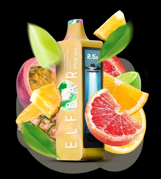 Єльф Бар Planet 25000 Pineapple Passion Fruit Baja - 🍍 Маракуйя, ананасова баха