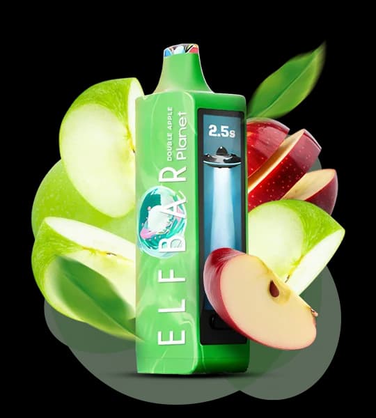 Єльф Бар Planet 25000 Double Apple - 🍏🍏 Подвійне яблуко