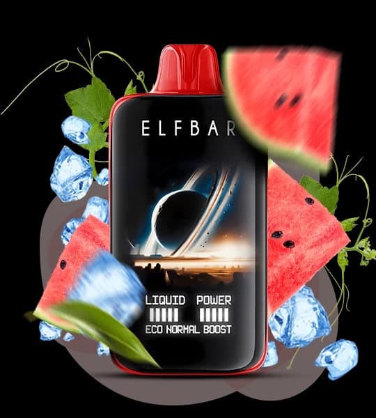 Єльф Бар 40000 Moon Night Watermelon ice - 🍉🧊 Кавун з льодом