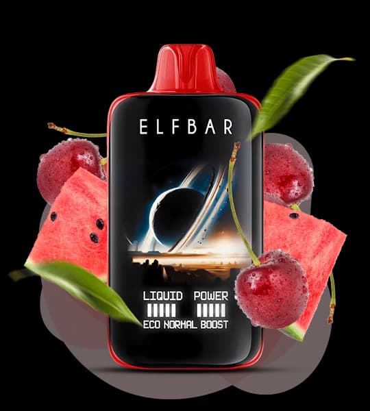 Єльф Бар 40000 Moon Night Cherry watermelon - 🍒🍉 Вишня, кавун