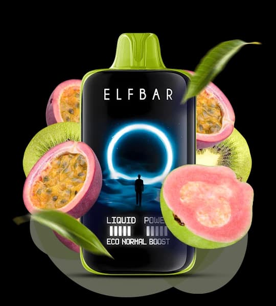 Єльф Бар 40000 Moon Night Kiwi passion fruit guava - 🥝 Маракуйя, гуава, ківі