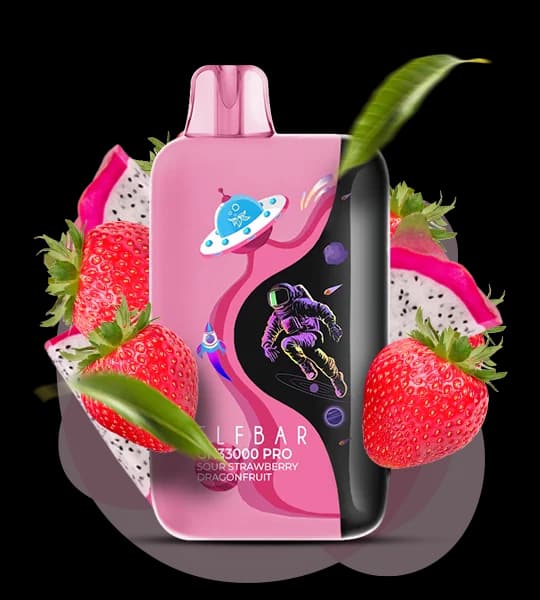 Єльф Бар GH 33000 Pro Sour Strawberry Dragonfruit - 🍓 Кисла полуниця, пітахая