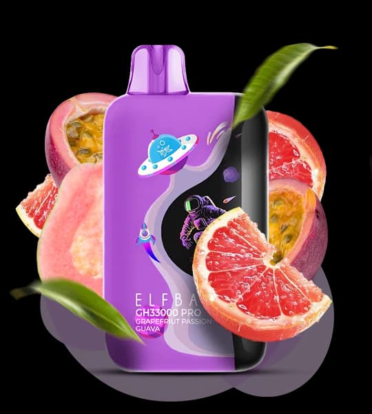 Єльф Бар GH 33000 Pro Grapefruit Passion Guava - 🍊 Грейпфрут, маракуйя, гуава