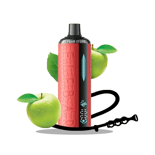 Єльф Бар E-Shisha 12000 Double Apple - 🍏🍎 Подвійне яблуко (червоне та зелене)