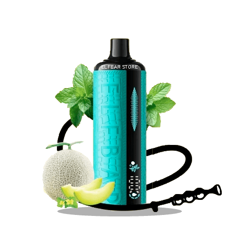 Єльф Бар E-Shisha 12000 Melon Mint - 🍈🍃 Диня з м'ятою