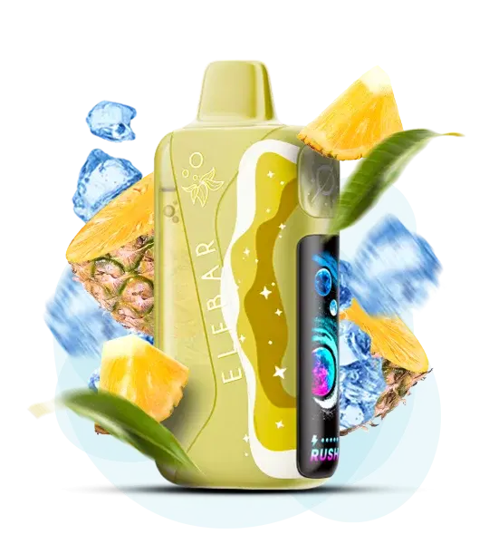 Elf Bar Lush King Pro 40000 Sour Pineapple Ice - 🍍❄️ Кислий ананас із льодом - купить в Киеве с доставкой по Украине