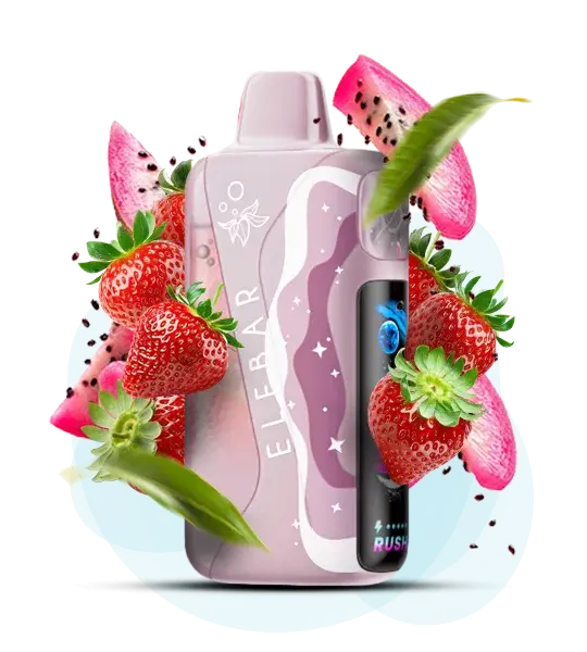 Elf Bar Lush King Pro 40000 Sour Strawberry Dragonfruit - 🍓🐉 Кисла полуниця та драгонфрут - купить в Киеве с доставкой по Украине