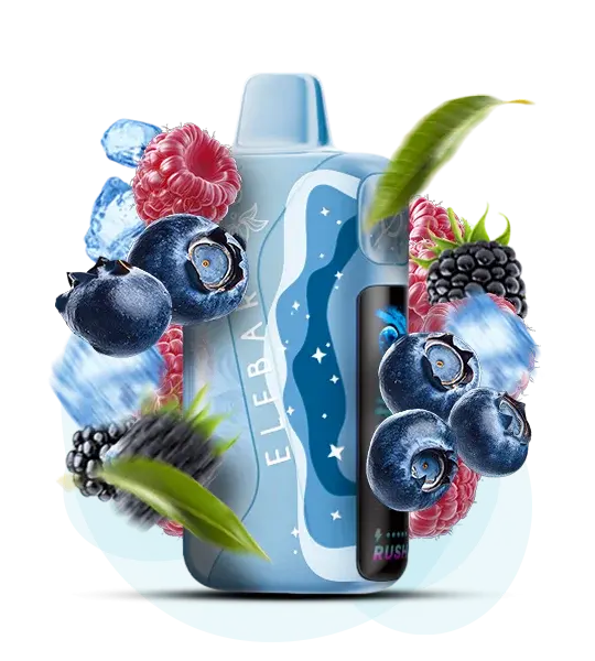 Elf Bar Lush King Pro 40000 Blue Razz Ice - 💙❄️ Блакитна малина із льодом - купить в Киеве с доставкой по Украине