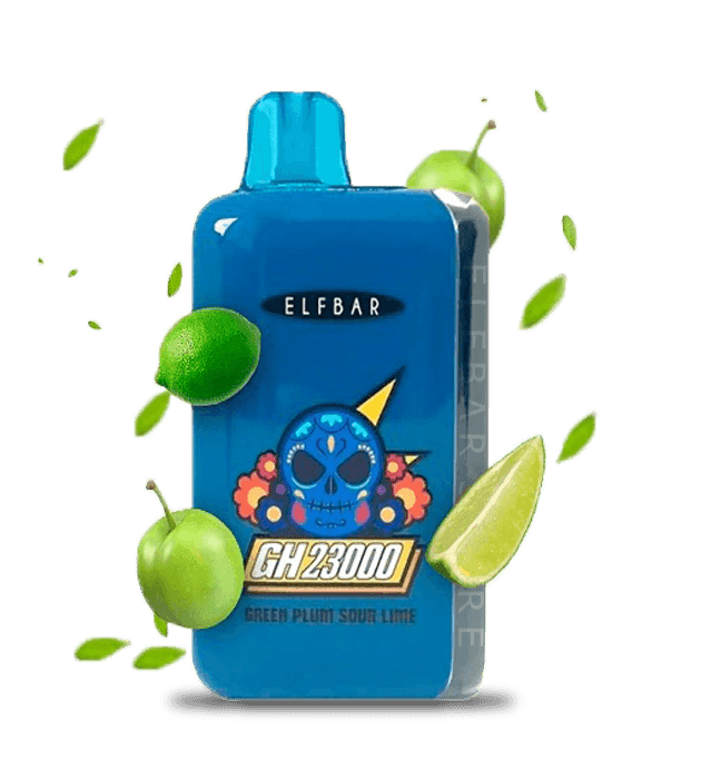 Єльф Бар GH 23000 Green plum sour lime - 💚 Слива, кислий лайм