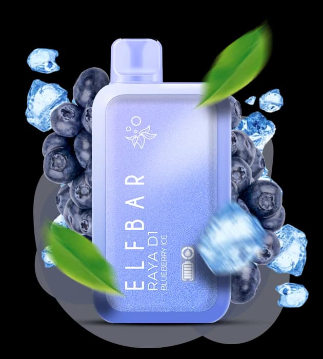 Єльф Бар RAYA 13000 Blueberry Ice - 🫐🧊 Чорниця з льодом