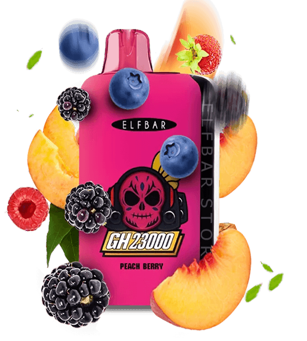 Єльф Бар GH 23000 Peach and berries - 🍑🍓 Персик з ягодами
