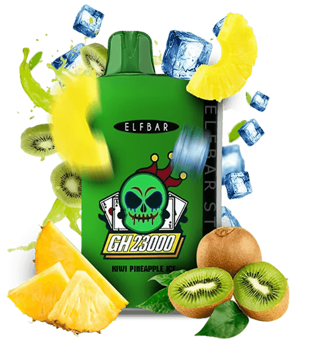 Єльф Бар GH 23000 Kiwi Pineapple Ice - 🥝🍍🧊 Ківі, ананас, лід