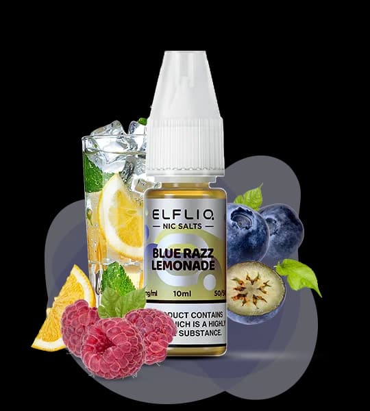 ELFLIQ Blue Razz Lemonade 10ml - 🫐🍋 Лимонад, синя малина