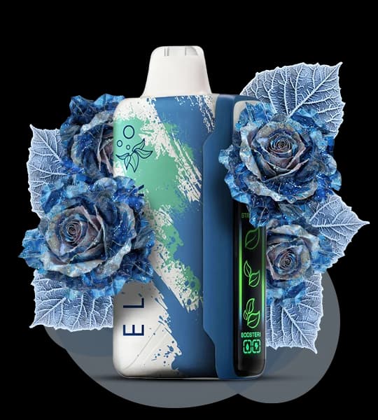 Єльф Бар Nic King 30000 Icy blue rose - 🌹🧊 Блакитна троянда з льодом