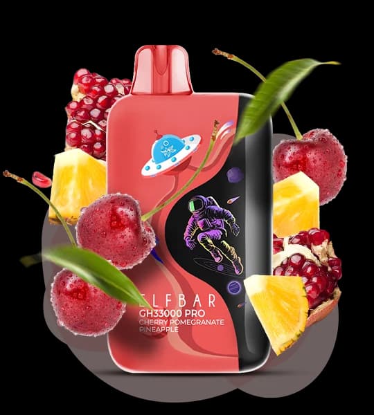 Єльф Бар GH 33000 Pro Cherry Pomegranate Pineapple - 🍒🍍 Гранат, ананас, вишня